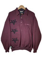 Load image into Gallery viewer, HIRONO SWEATER POLO - DARK BURGUNDY

