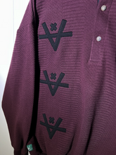 Load image into Gallery viewer, HIRONO SWEATER POLO - DARK BURGUNDY

