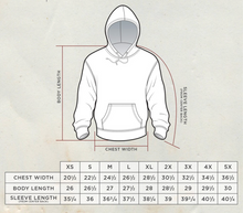 Load image into Gallery viewer, NEW V NAVY STRIPE HOODIE - ALMOND
